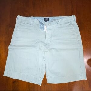 J. Crew Men's Light Blue Flat Front Shorts